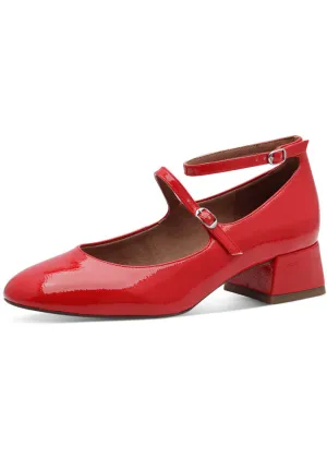 Tamaris Femke 60's Pumps Red