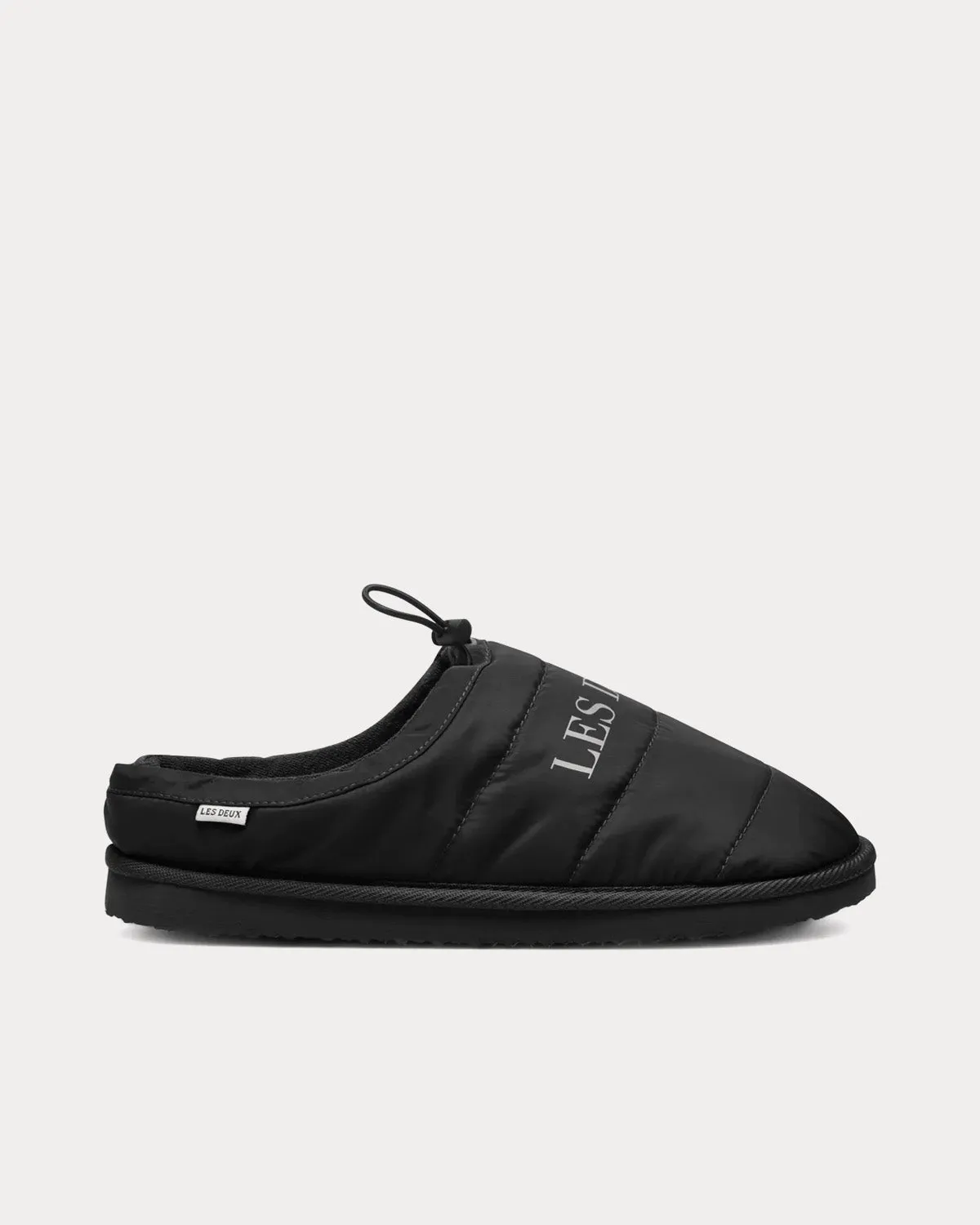 Trey Padded Black Slip Ons