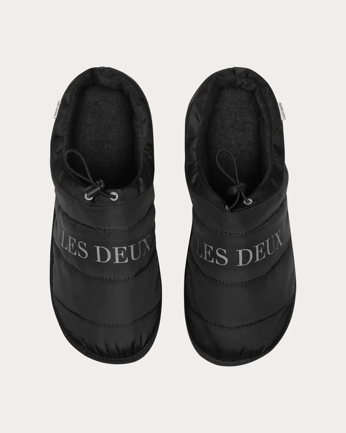 Trey Padded Black Slip Ons