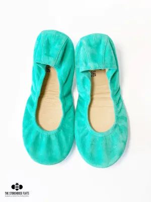 Tropical Green Suede