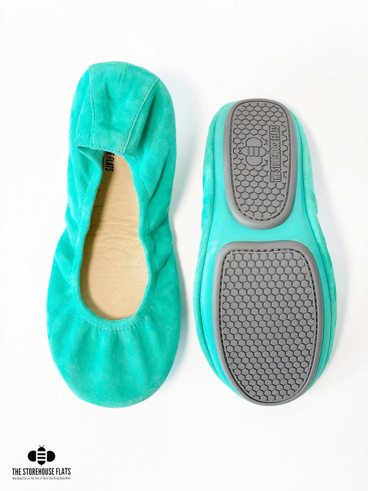 Tropical Green Suede