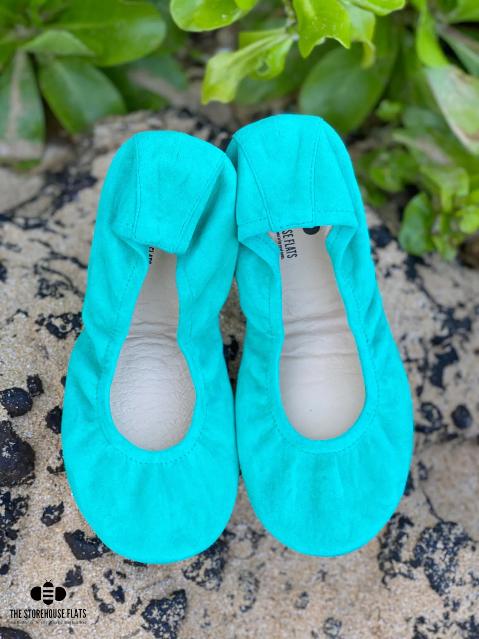 Tropical Green Suede