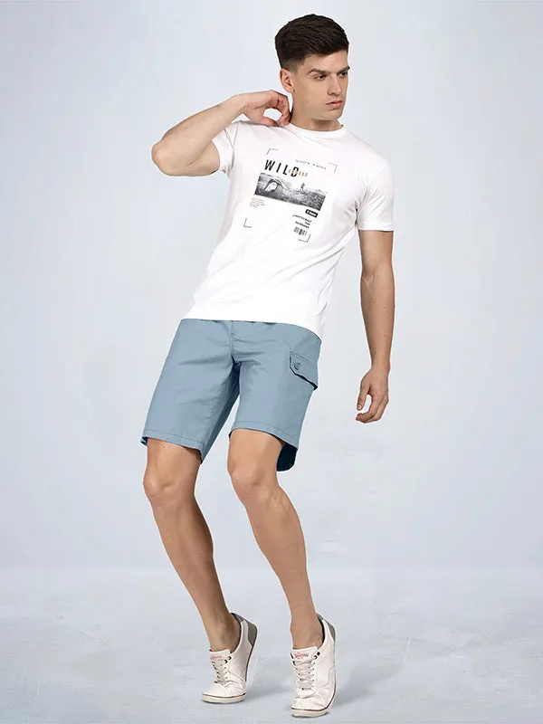 Zephyr Ultra-Light Casual Lounge Shorts - Country Blue